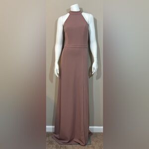 NWOT Vow’d Halter Top Pink Bridesmaid Dress